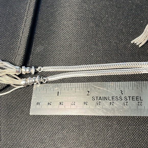 Vintage Monet Slider lariat necklace with bracelet and clip on earrings - Picture 2 of 8